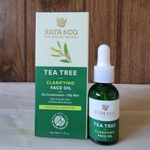 RATA&amp;CO Tea Tree Face Oil Salicylic Acid Willow Bark Extract - New, Seal... - $10.99