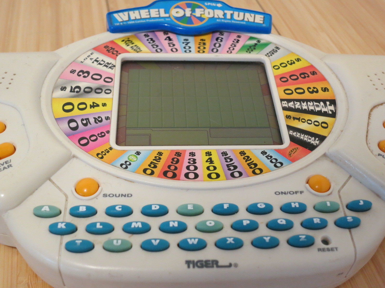 Wheel of Fortune Game Vintage 1995 Tiger Electronics E2 for sale online 