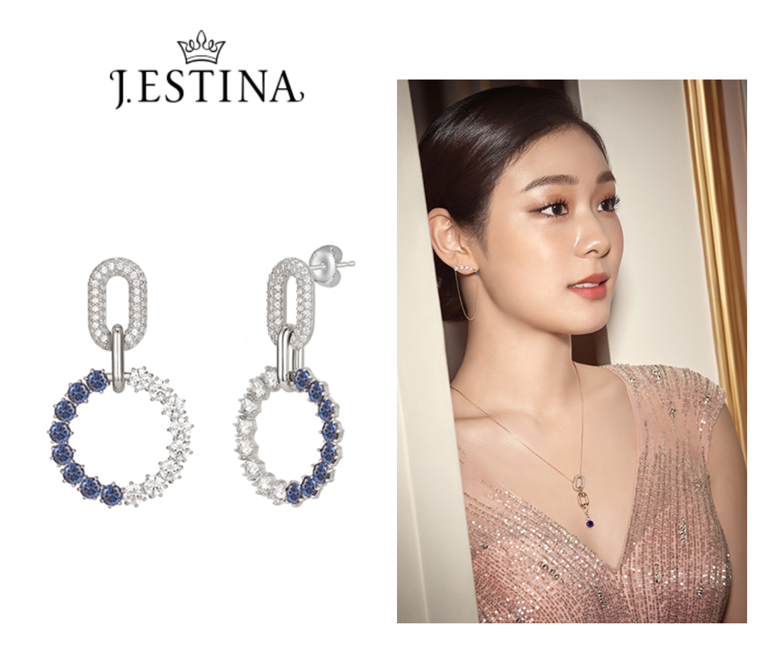 J.ESTINA jestina Spesta Earring Jewelry Gift KOREA KIM YU-NA - Earrings