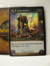 (TC-1499) 2007 World of Warcraft Trading Card #28/30: Spinal Reaper - FOIL - $4.00