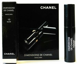 Chanel Dimensions De Chanel Mascara # 10 Noir Black Mini 1.5G Brand New - $7.87