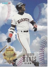 An item in the Sports Mem, Cards & Fan Shop category: 1994 Fleer Update Diamond Tribute Barry Bonds 1 Giants