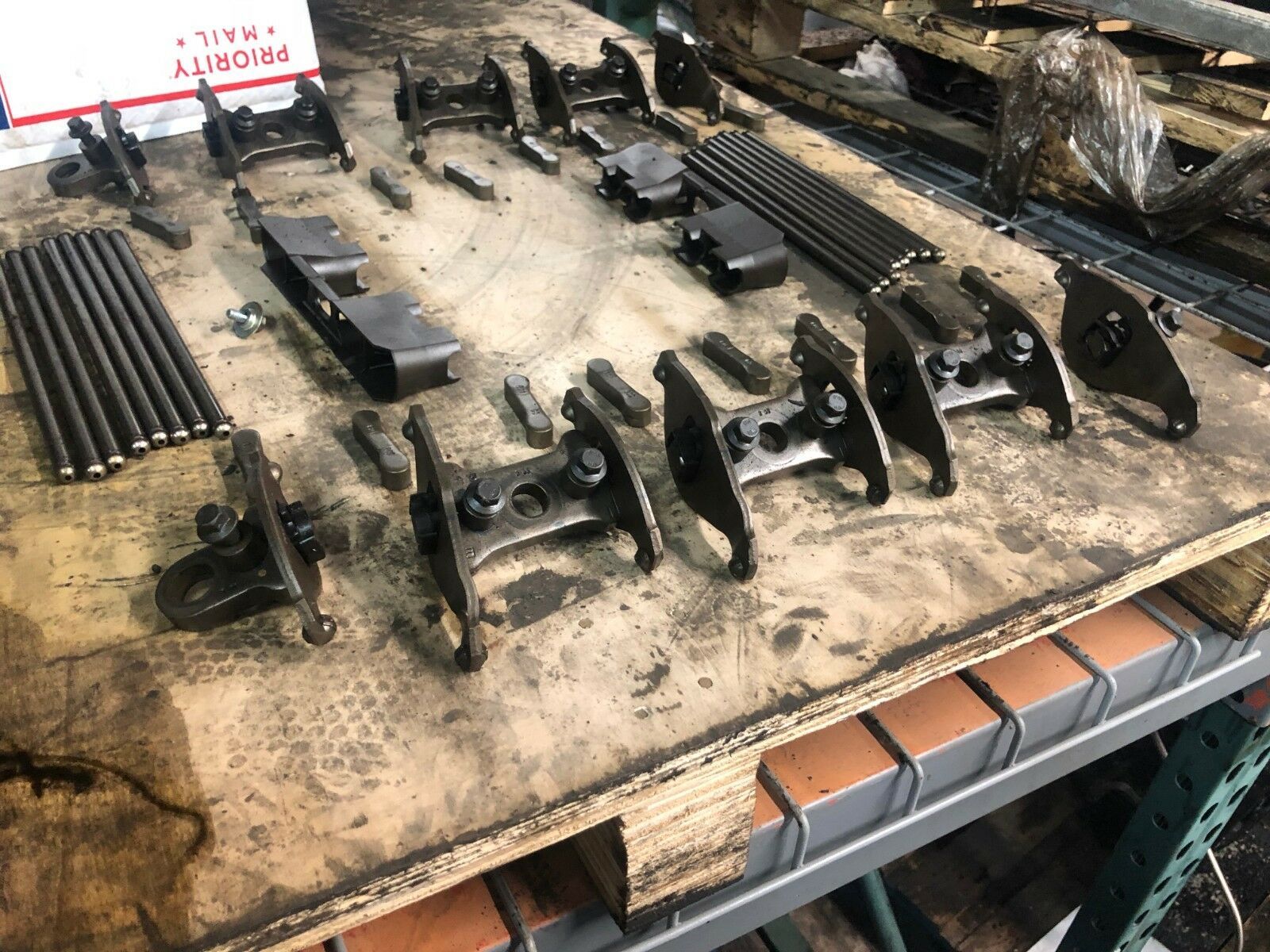 Ford 6.0L 6.0 Rocker Arm Set Complete bridges and push rods Rocker