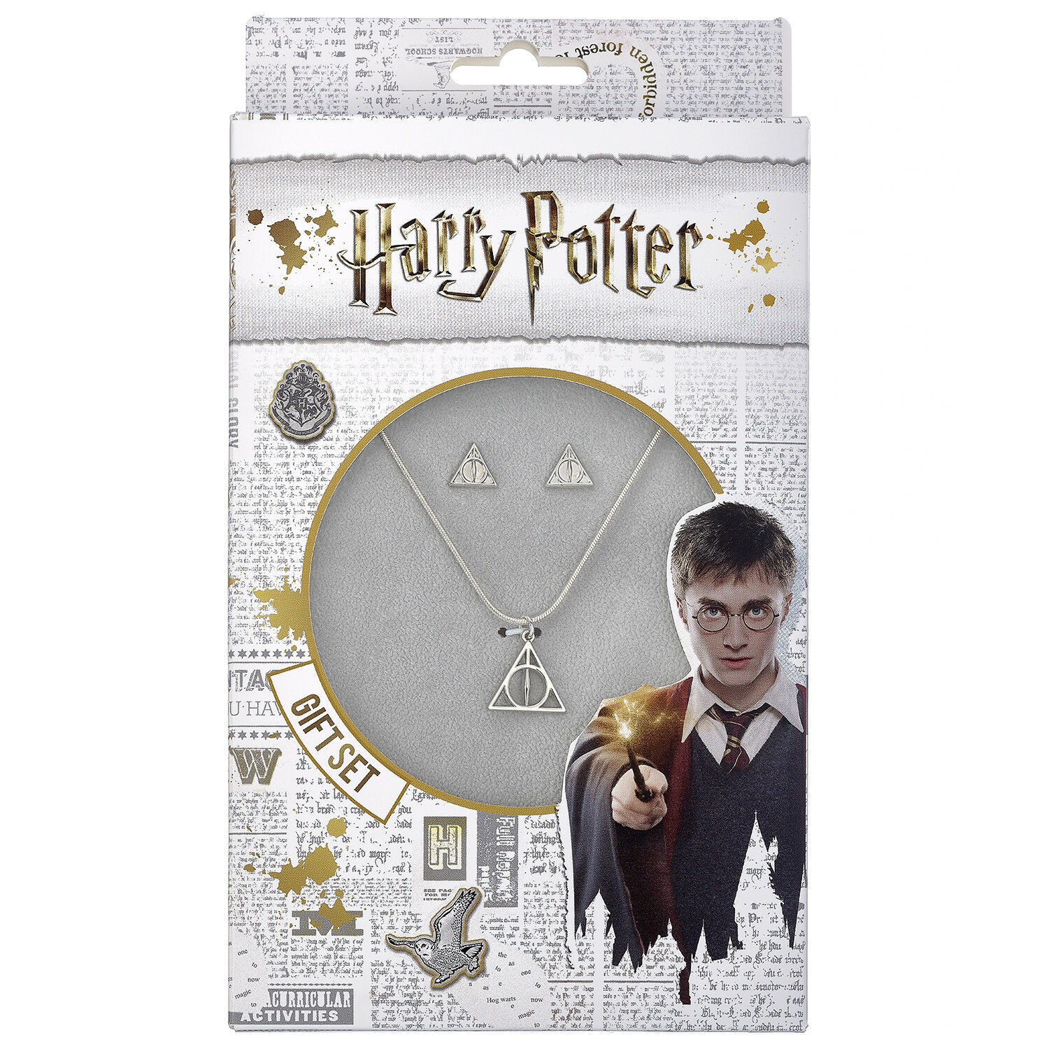 Harry Potter Official Merchandise Jewellery Set Deathly Hallows ...