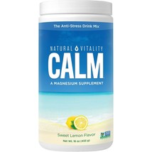 Natural Vitality Calm Anti-Stress Drink Mix, Magnesium Supplement, Lemon 16 Oz.. - $49.49
