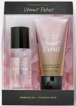 Victoria’s Secret Limited Edition Velvet Petals 2 Pc Fragrance Mist/Loti... - $23.36