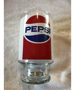 PEPSI COLA DRINKING GLASS 26 ounce capacity Footed Base; Fantastic condi... - $12.95