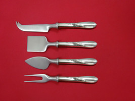 Silver Wheat By Reed &amp; Barton Sterling Silver Cheese Serving Set 4pc HHW... - $286.11