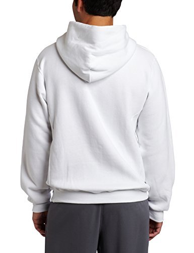Dri-Power Fleece Pullover Hood - White - Small - Activewear Tops