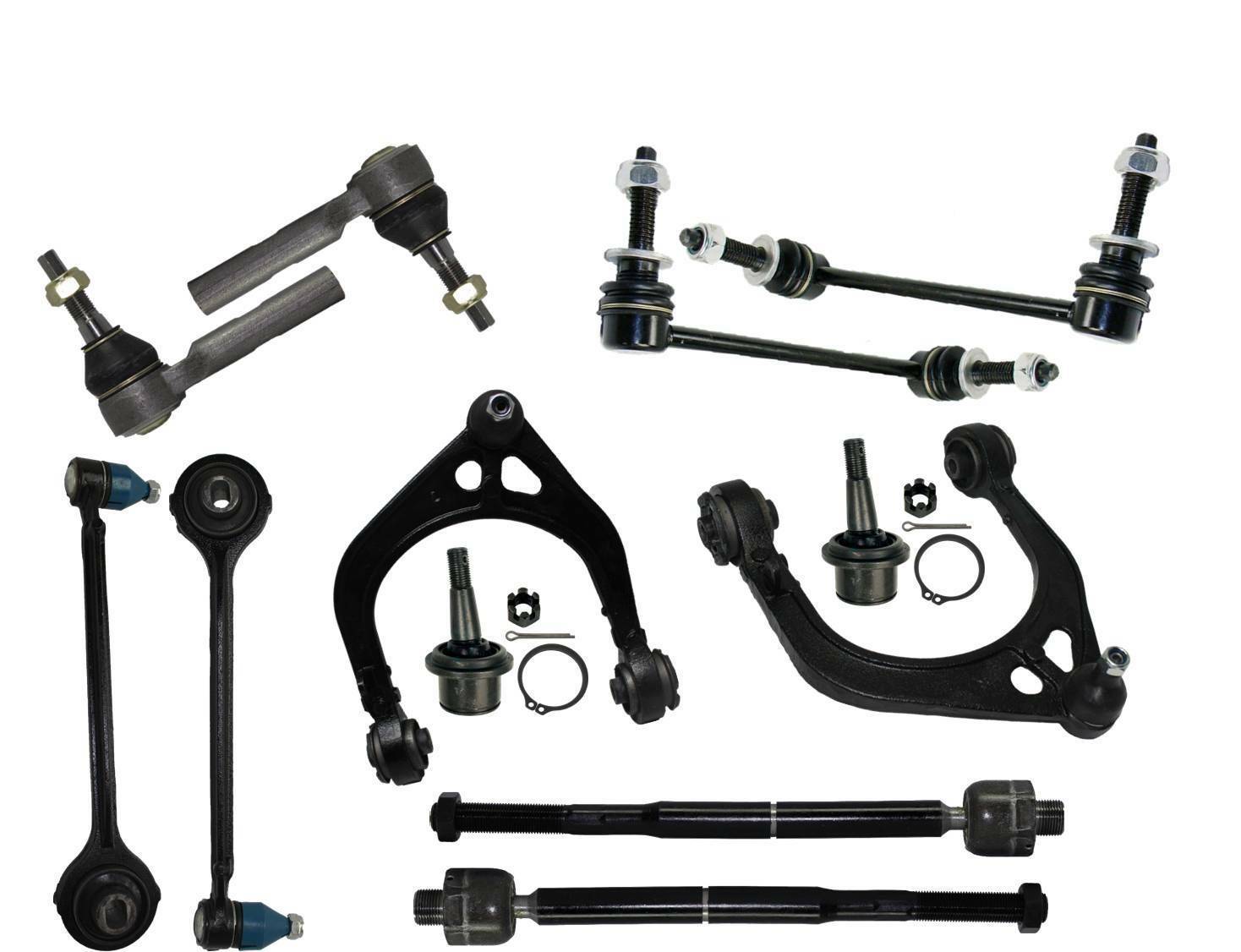 12 Pcs Complete Front Suspension Kit for DODGE CHARGER (2007-2010) RWD