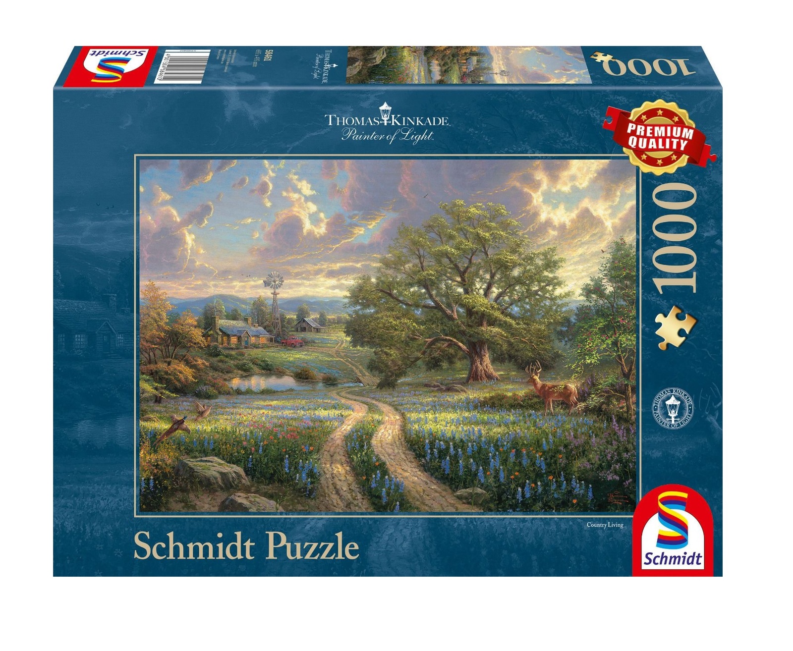 NEW Schmidt Jigsaw Puzzle 1000 Pieces "Thomas Kinkade Country Life