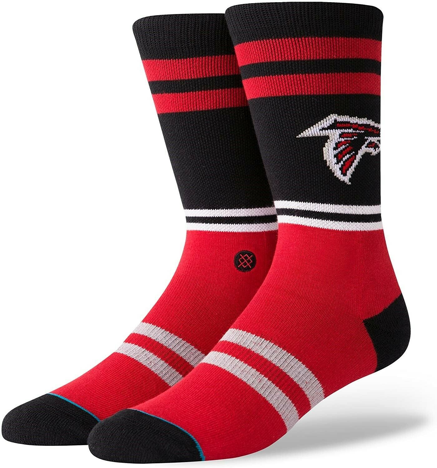 Atlanta Falcons stance NFL Crew Socks Size L (for US Mens Shoes 9-12)