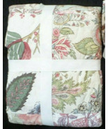 Pottery Barn Harlowe King Sham Floral Patchwork Palampore Quilted More A... - $49.50