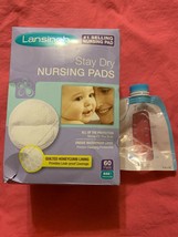 Lot of Breastfeeding Items Lansinoh Nursing Pads Kinde Twist Containers - $16.53