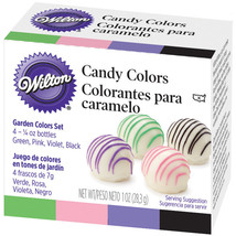 Candy Colors .25oz 4/Pkg-Pink, Green, Violet &amp; Black - $8.07