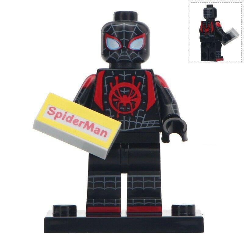 spiderman miles morales lego figure