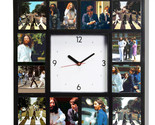 The Beatles Abbey Road Album Cover actual photo shoot Clock. 12 Rare pictures