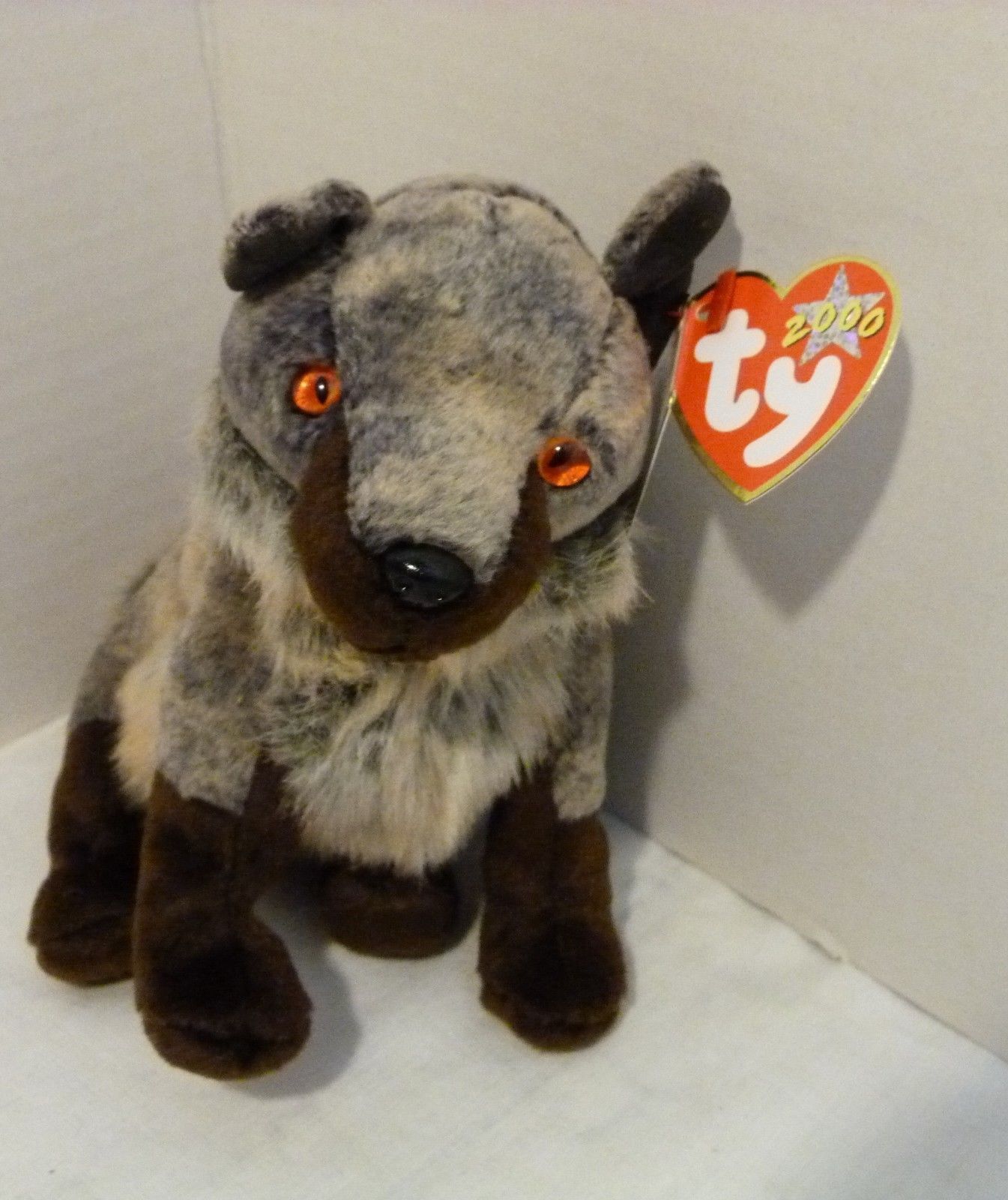 grey wolf beanie baby