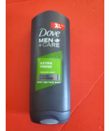 3 PACK  DOVE MEN + CARE EXTRA FRESH COOLING AGENT FACE &amp; BODY WASH - $31.68