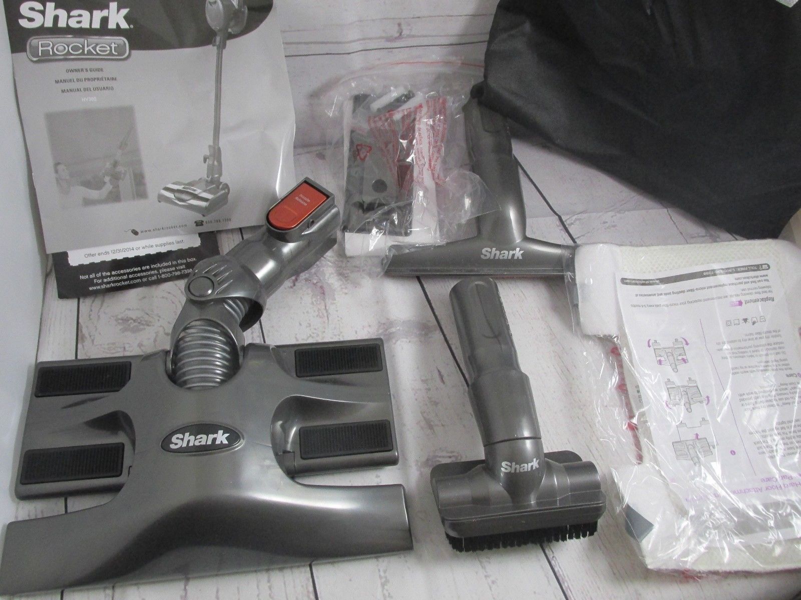 LOT 4 Shark Rocket Dust Away Vacuum Hard Floor Attachment Head HV300