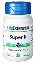 4 PACK Life Extension Super K MK-4 MK-7 90 gel NON GMO image 2