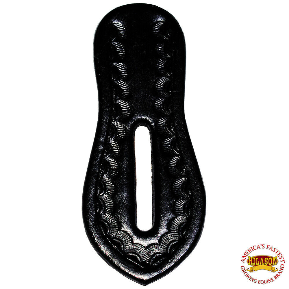 Hilason Western Saddle Repair Leather Cinch Girth Holder Black U-H107