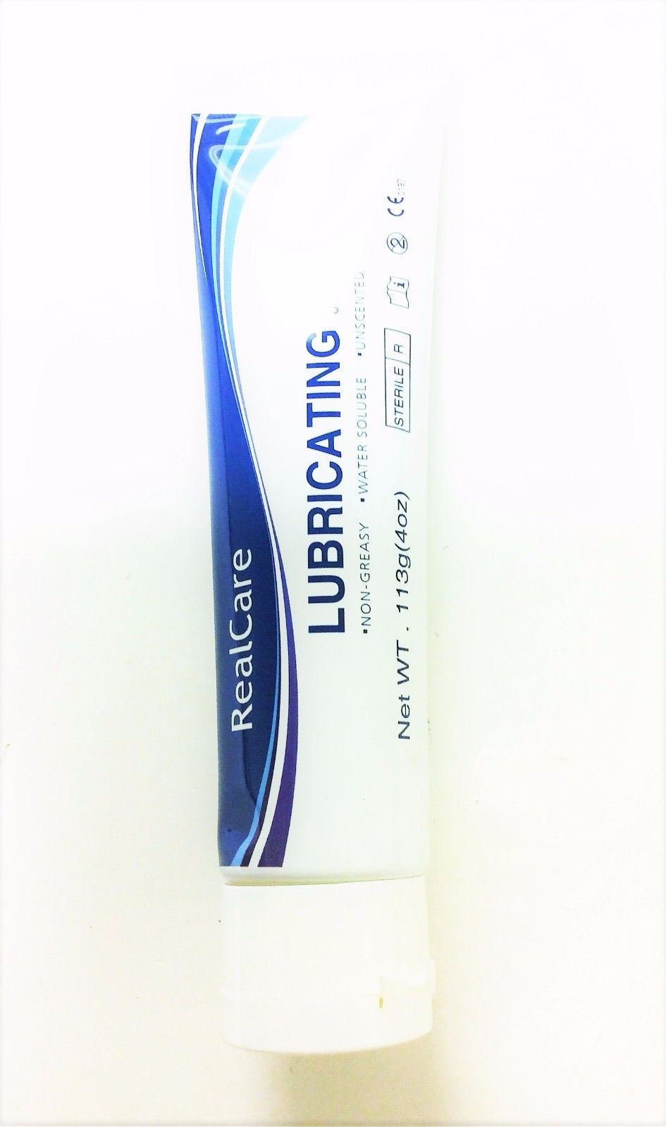 RealCare Lubricating Jelly Sterile 4 oz Flip Top Tube Unscented Pack of