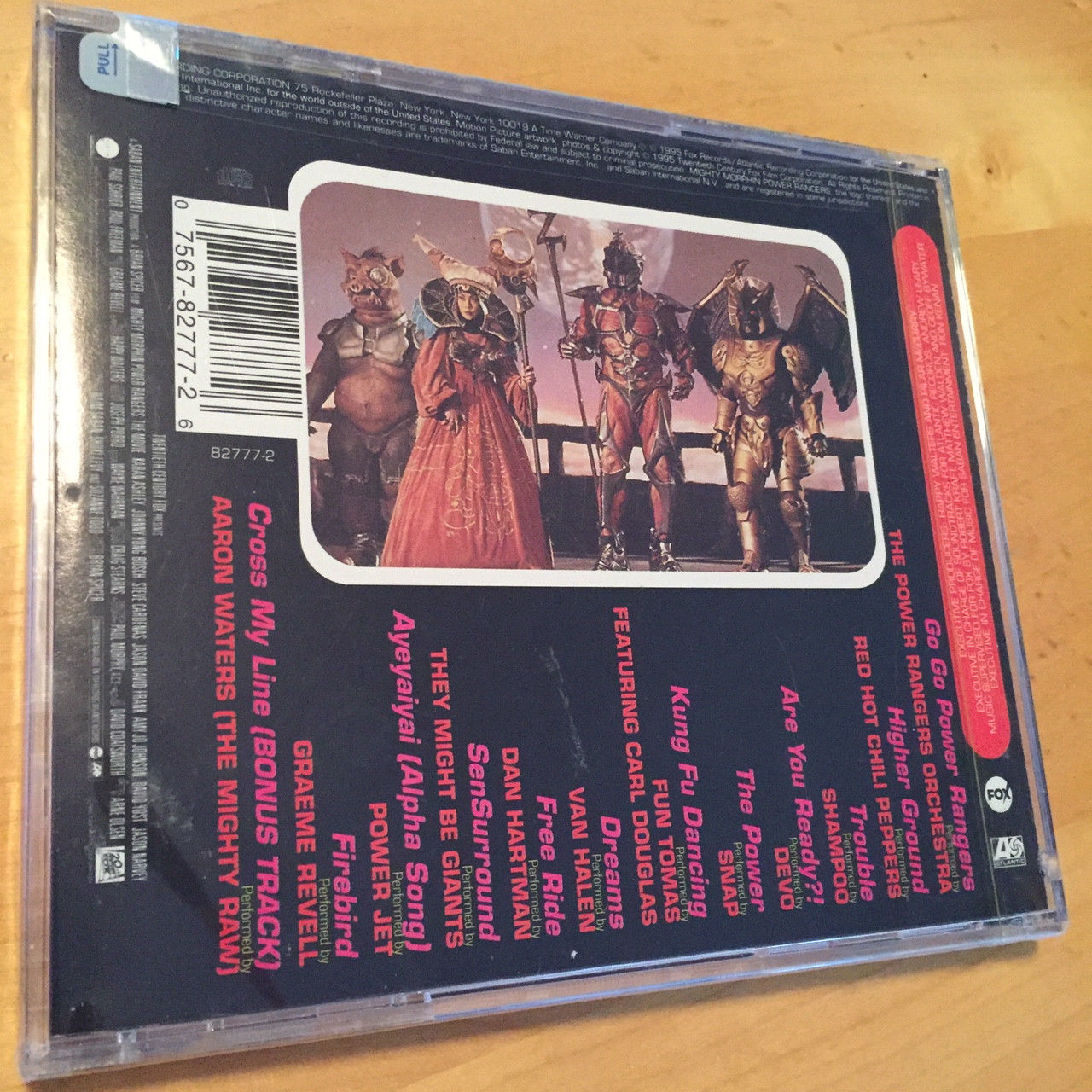 Mighty Morphin Power Rangers The Movie Soundtrack Mighty Morphin Power Rangers The Movie: Original Soundtrack Album CD