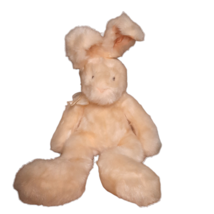 Vintage Russ Berrie Plush Mennington Easter Bunny Rabbit Bendable Ears cream  - $80.00