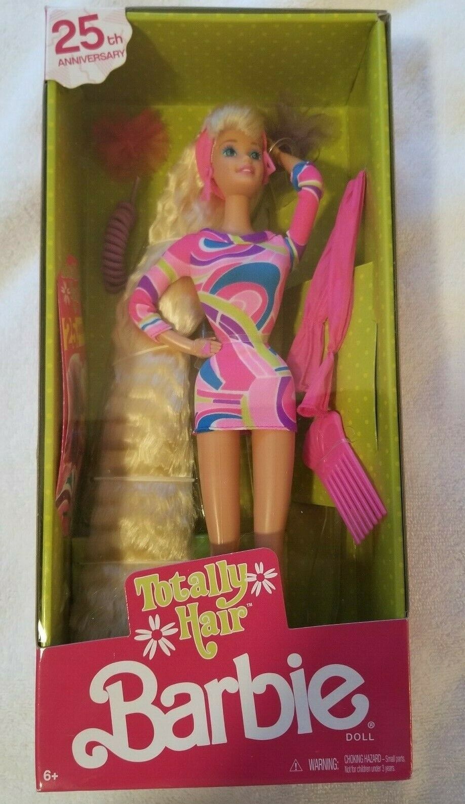 Bathing Suit Barbie Doll Then and Now 50th Anniversary 2008 Mattel NIB