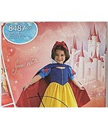 Disney Princess Sewing Pattern Simplicity 8487 K5 Costume Girls 7-14 Unc... - $16.95
