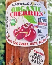 Organic Raw Honey & Organic Cherries 1LB Usda Organic Certified - $18.76