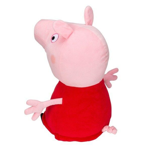 peppa pig 20in talking plush red dress