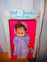 Uneeda 11" Baby Doll Drinks & Wets, Original Box, Vintage 1984  - $15.00