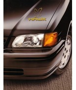 1997 Toyota TERCEL HAWK EDITION brochure catalog folder Blackhawk Redhawk - $7.50
