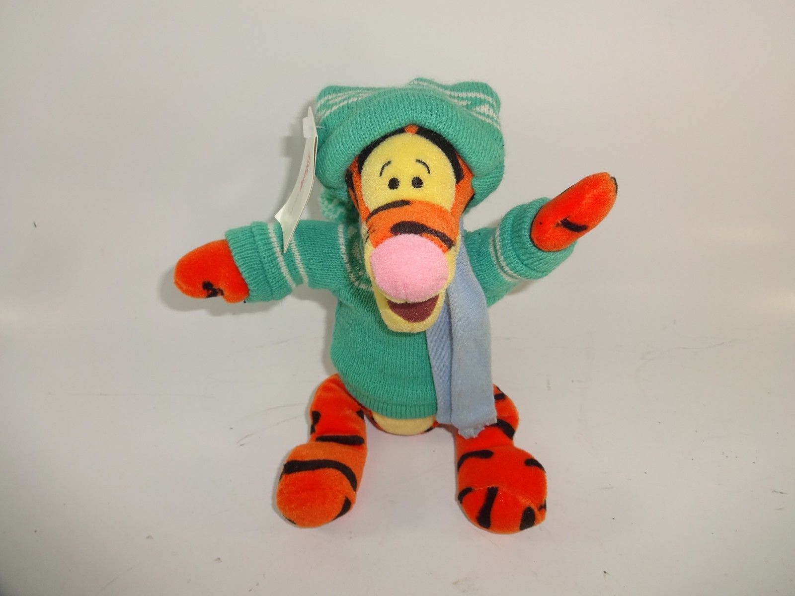 Disney Authentic Winnie the Pooh Tigger Plush Bean Bag Toy 9/" Stuffed Animal