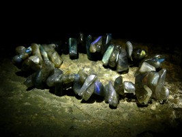 SHAMAN HEALER CLEANSING BODY INNER POWER Labradorite Bracelet izida haunted - $222.00