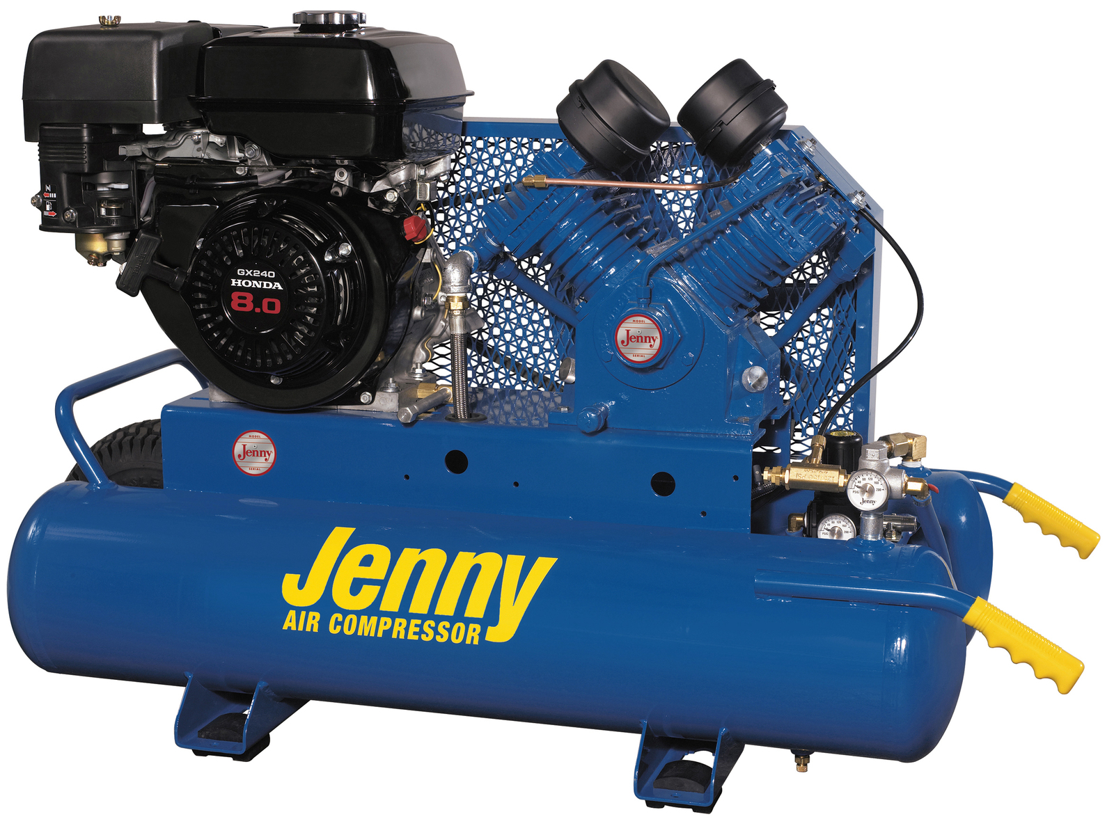 Jenny 9Hp 15Gallon 1Stage Truck Mount Gas Powered Air Compressor 15CFM