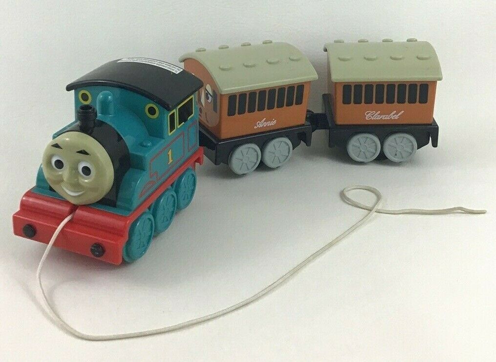 Thomas the Train Annie Clarabel Tomy Pull Toy Vintage 1998 With Sounds