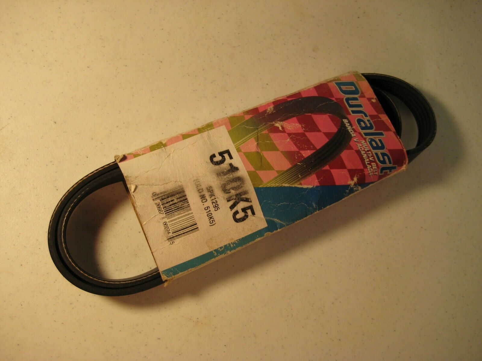 510K5 Serpentine Belt Duralast 5PK1295 PolyV K050510 Belts, Pulleys