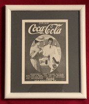 Framed Coca-cola 5 cent Advertisement Medicinal for Fatigue 9” x 10 3/8” - $19.79