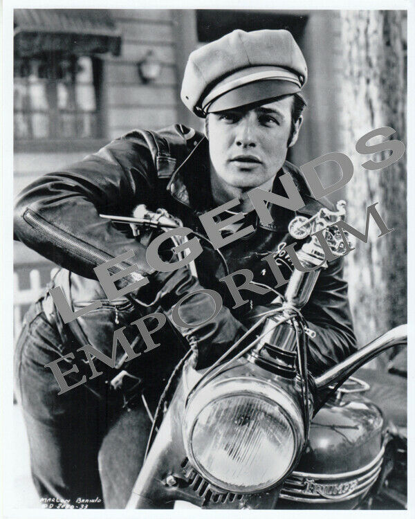 MARLON BRANDO on TRIUMPH MOTORCYCLE 8