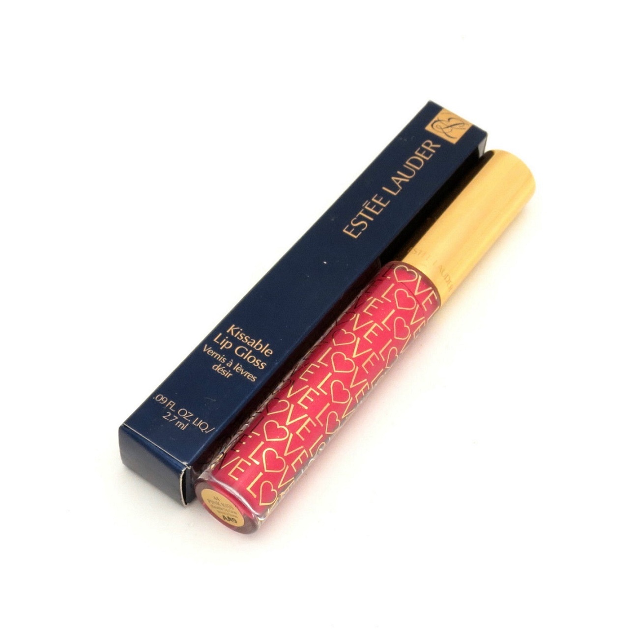 Estee Lauder Kissable Lip Gloss in Pink Kiss NIB Discontinued Lip
