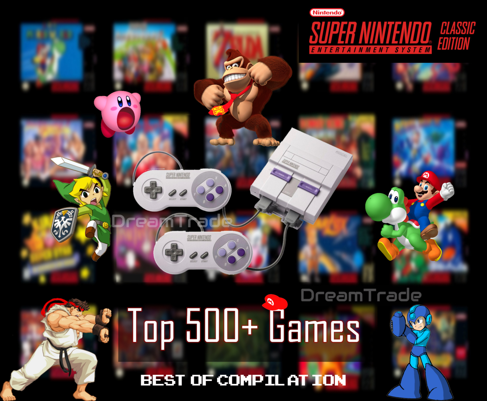 Super Nintendo Classic Edition Console SNES Mini Entertainment System 500+ Games