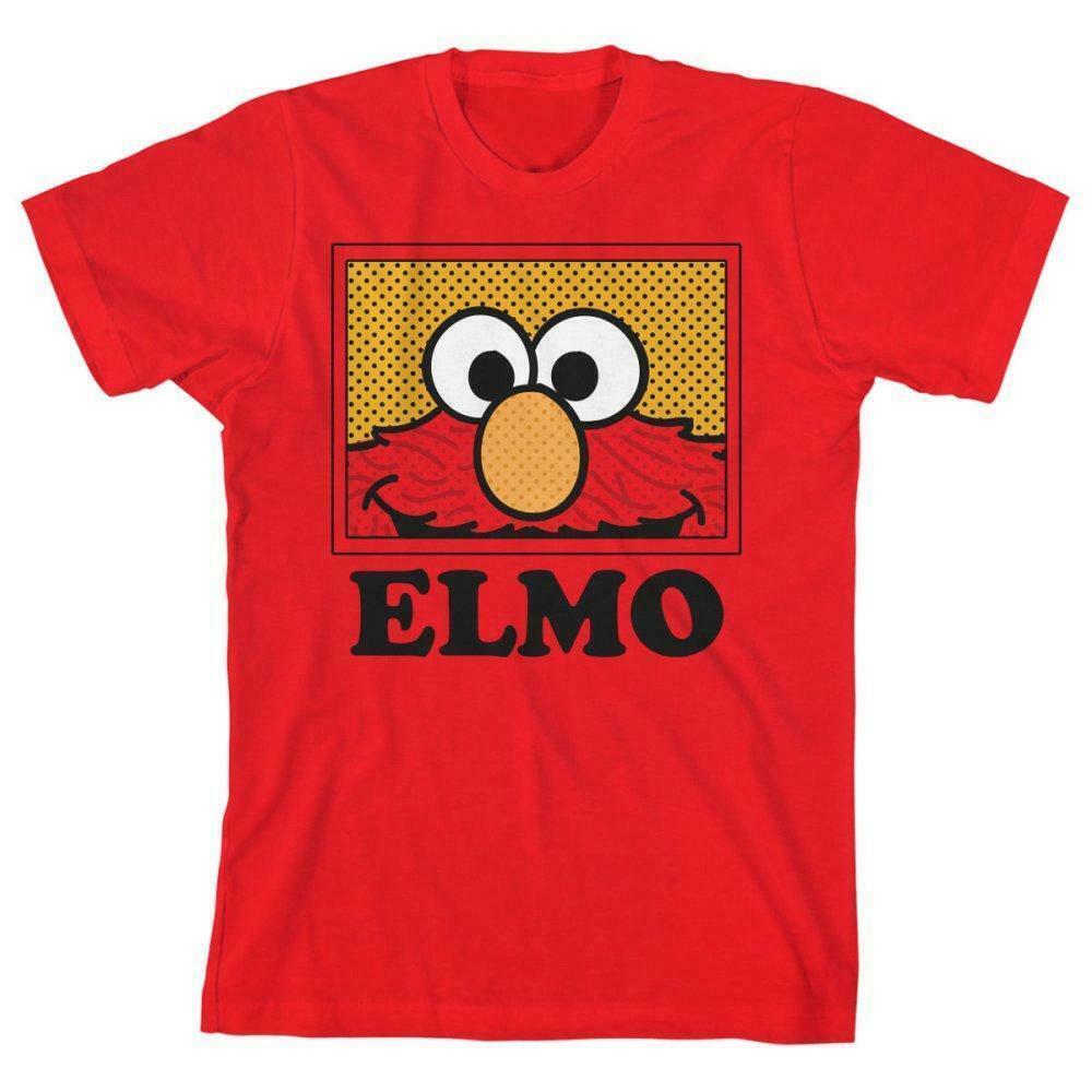 Boys Elmo Shirt Kids Clothing Sesame Street Apparel - T-Shirts