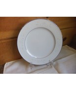 Florence by Sango 7 1/2&quot; Dessert Plate White With Gray Scrolls - $4.99