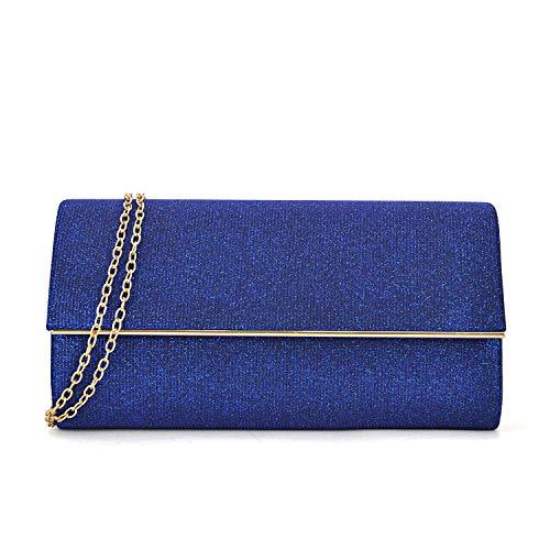Women's Evening Bag Glitter Clutch Wedding Bridal Purse Sparkle Cocktail Party P Bags, Money