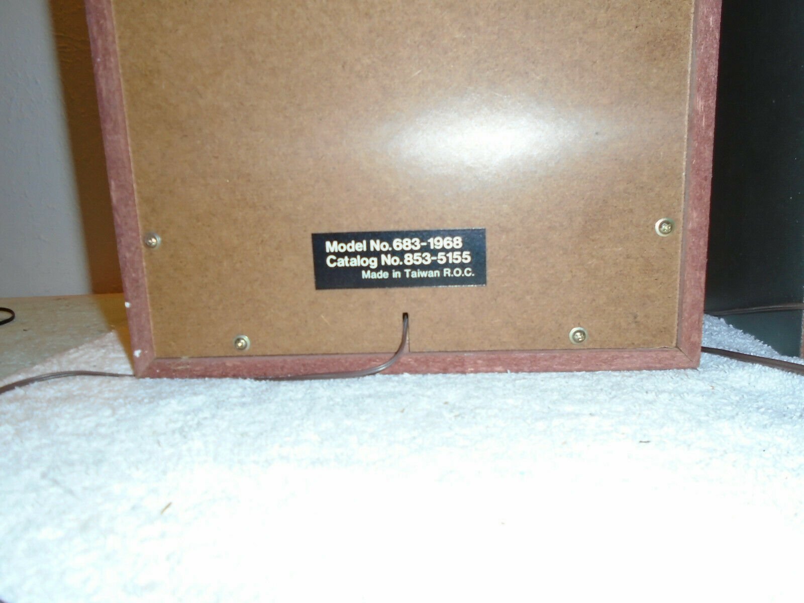 VINTAGE JC PENNY AM/FM STEREO SPEAKERS 6831968 SOUND GREAT Vintage