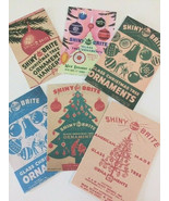 Mini Vintage Style Shiny Brite Ads~CHRISTMAS DIE CUTS/Gift Tags 60 Piece... - $7.39