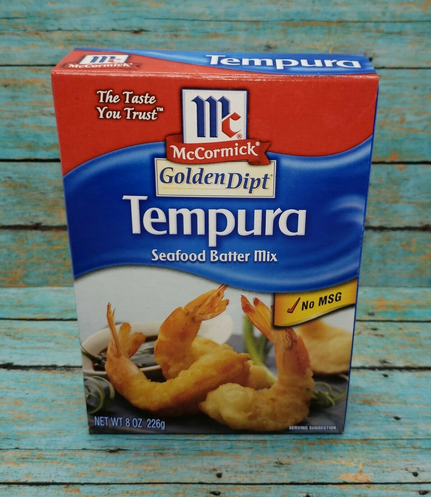 (1) McCormick Golden Dipt TEMPURA Seafood Batter Mix 8 oz No MSG BB 1/